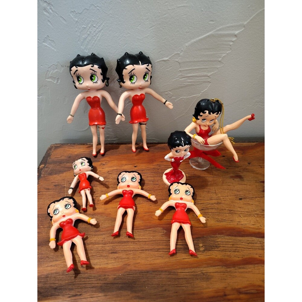 Vintage Betty Boop- Collection Christmas Ornaments Excellent Condition